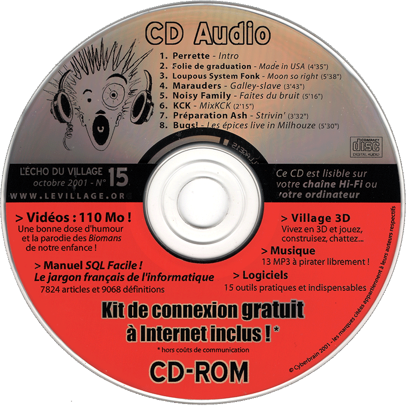 Pochette du CD Rom L'echo du Village